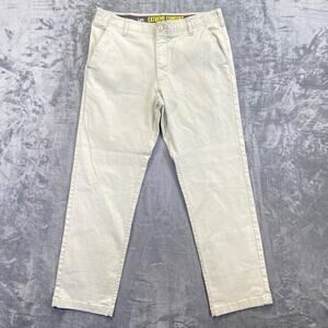Lee Men's Extreme Comfort Straight Pants Size 36x32 Beige